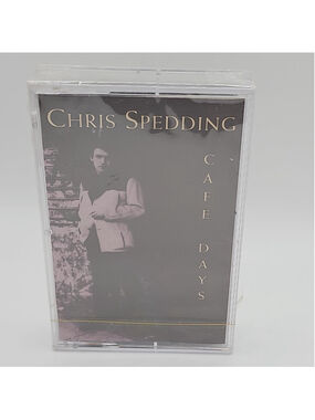 Chris Spedding Cafe Days (Cassette Tape, 1991) New Sealed 7135-61001-4